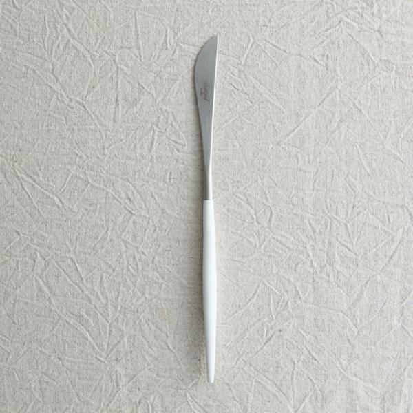 cutipol　GOA　ホワイト　デザートナイフ