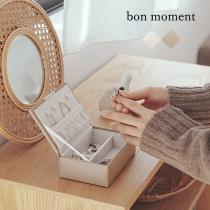 bon moment フェイクレザー アクセサリーケース ジュエリーボックス／ボンモマン【送料無料】（29％OFF）【3/7追加】