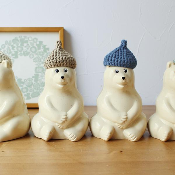 どんぐり帽子付 しろくま貯金箱 Polar Bear Money Box アンジェ Web Shop 本店