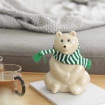 2023限定 しろくま貯金箱 マフラー付き polar bear money box