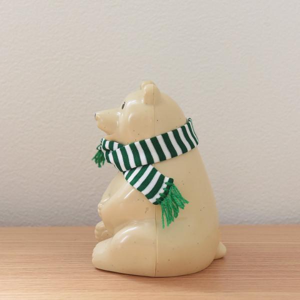 2023限定 しろくま貯金箱 マフラー付き polar bear money box シロクマ ...