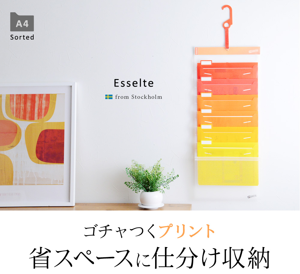 エセルテ ソーテッド A4 6段 ファイル／Esselte ｜ アンジェ web shop（本店）