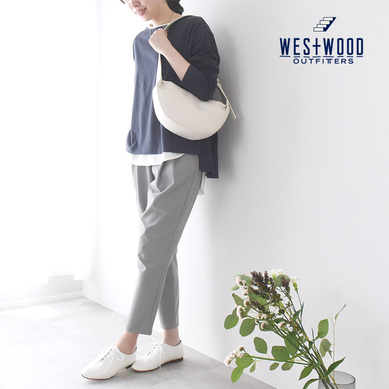 ラクを極めた タックテーパードパンツ／WESTWOOD OUTFITTERS ウエストウッド アウトフィッターズ