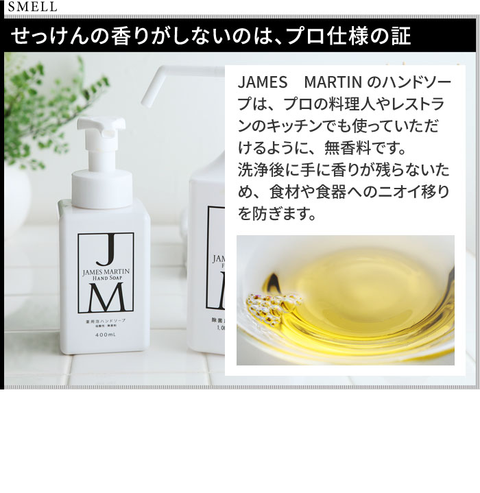 爆売りセール開催中 JAMES MARTIN ジェームズマーティン 薬用泡ハンドソープ 詰替え用 2kg 日本製 トリクロサン不使用 弱酸性 無香料  保湿 discoversvg.com